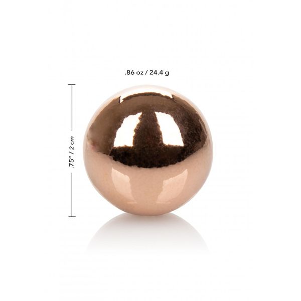 Вагинальные шарики CalExotics Climax Weighted Kegel Balls Nickel-Free - Rose Gold CE13477 фото