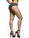 Nude star night fishnet tights with rhinestones XS-L