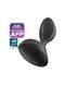 Чорна анальна смартпробка з вібрацією Satisfyer Sweet Seal
