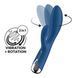 Синий вибратор-кролик Satisfyer Spinning Rabbit 1 SX0562 фото 1