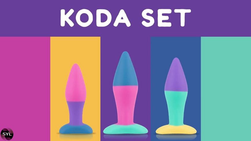 Набір анальних пробок PMV20 Koda - Butt Plug Set SO8897 SafeYourLove