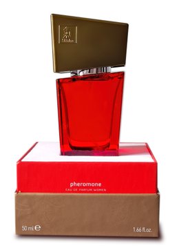 Духи с феромонами женские SHIATSU Pheromone Fragrance women red 50 ml HOT67134 фото