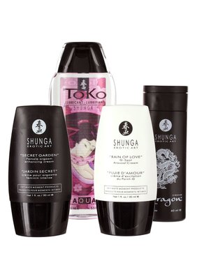 Подарунковий набір Shunga NAUGHTY Cosmetic Kit: змазка та стимулювальні засоби для нього та для неї SO6896 SafeYourLove
