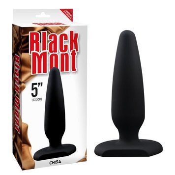 Korek analny Chisa Black Mont, czarny, XL