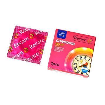 Презервативи Recare Delay Candy Condoms 3 шт, пролонгувальний ефект, цукерковий аромат SX3320 SafeYourLove