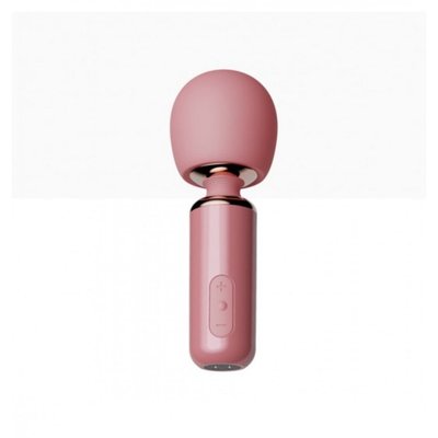 Вибратор-микрофон Qingnan 5 Powerful Mini Wand Massager, рожевий Q95513 фото