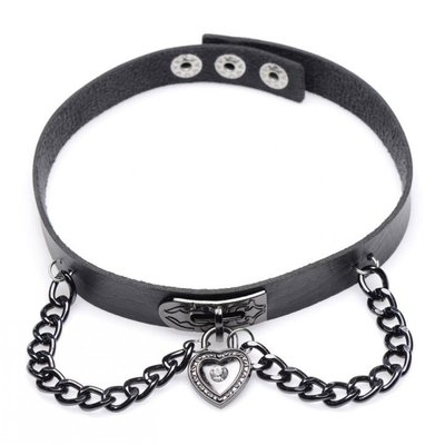 Чекер XR Brands Gothic Heart Adjustable Collar MAS37220 фото