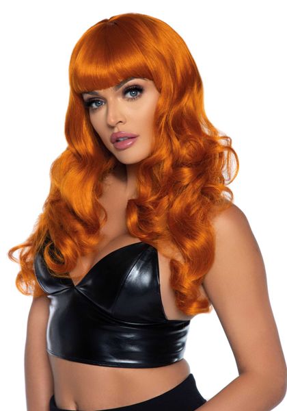 Leg Avenue Misfit Long Wavy Wig Ginger SO8012 фото