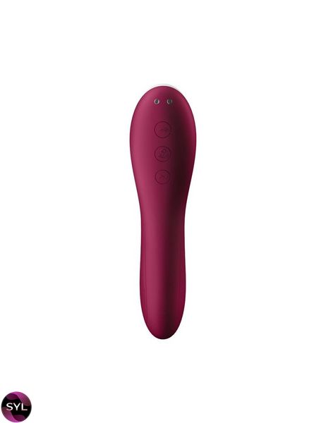 Вакуумний стимулятор із вібрацією Satisfyer Dual Crush SO6088 SafeYourLove