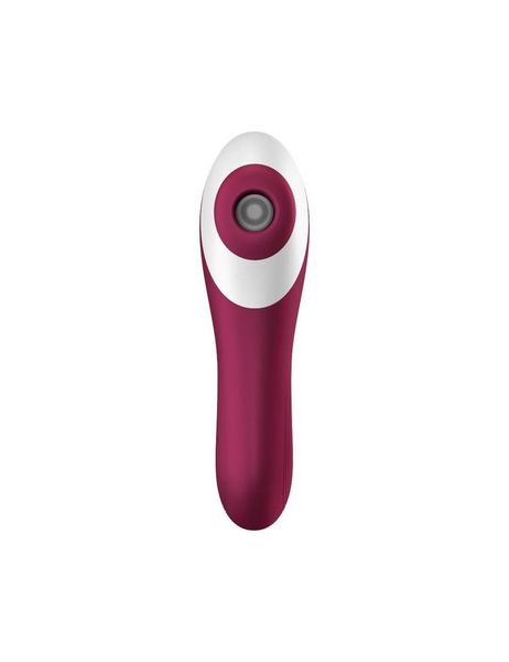 Вакуумный стимулятор с вибрацией Satisfyer Dual Crush Wine Red SO6088 фото