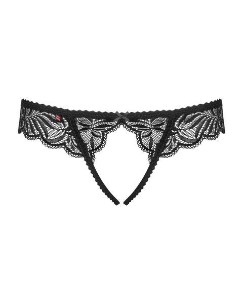 Stringi Obsessive Contica crothchles, czarne