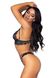 Leg Avenue Leg Avenuetrappy bralette and g-string Black SO8005 фото 4 Safeyourlove