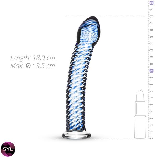 Скляний дилдо Gildo Glass Dildo No. 5 SO4590 SafeYourLove