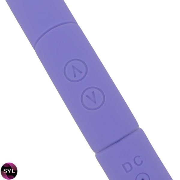 Двухсторонний вибратор Leah - Фиолетовый GVO016 фото