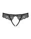 Stringi Obsessive Contica crothchles, czarne