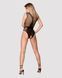 Mesh bodystocking with access Obsessive B115 teddy, black, S/M/L