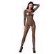 Bodystocking with large mesh Passion BS077, color Black
