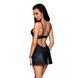 Бебі-дол з еко-шкіри та мережива Loona Chemise black - Passion SO5358 фото 2 Safeyourlove