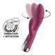 Красный вибратор-кролик Satisfyer Spinning Rabbit 1 SX0561 фото