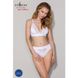 Эластичный топ с кружевом Passion TOP white SO4189 фото 3