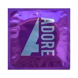 Презерватив суперміцний Pasante Adore Ribbed Pleasure 52 мм (ціна за 1 шт.) SA03K-1 фото Safeyourlove