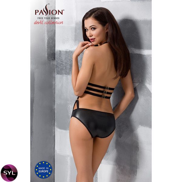 Боді монокіні під латекс LAMIS BODY black - Passion Exclusive PS24801 SafeYourLove