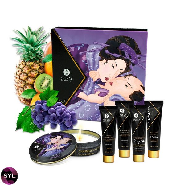 Подарочный набор Shunga Geishas Secrets – Exotic Fruits для шикарной ночи вдвоем SO7823 фото