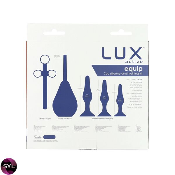 Набір анальних іграшок для новачків Lux Active – Equip – Silicone Anal Training Kit SO5570 SafeYourLove