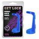 Cock ring Chisa Get Lock Double Girth Cages with two fastenings, blue