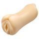 Double-sided realistic masturbator, vagina-mouth, flesh-colored