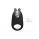 Эрекционное виброкольцо Pretty Love Rabbit Vibrator с клиторальной стимуляцией, черное 210152 фото 5