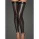 Stockings spandex mesh F236 Noir Handmade S