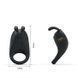 Эрекционное виброкольцо Pretty Love Rabbit Vibrator с клиторальной стимуляцией, черное 210152 фото 8
