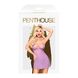 Мини-платье с кружевным лифом и стрингами Penthouse - Bedtime Story Purple SO4349 фото 3