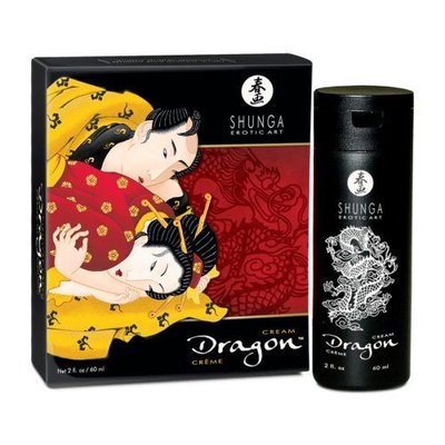 Стимулювальний крем для пар Shunga SHUNGA Dragon Cream (60 мл), ефект тепло-холод та поколювання SO2523 SafeYourLove