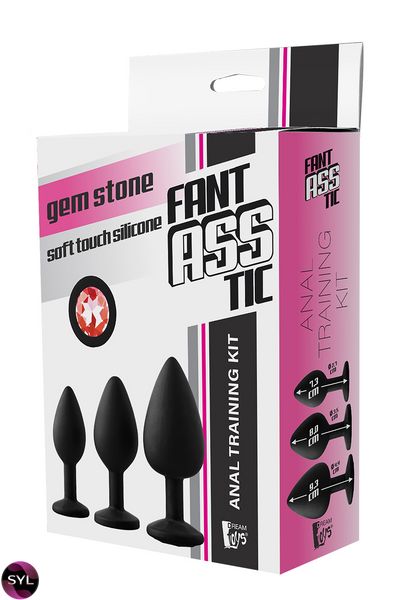 Набір анальних пробок Dream Toys Fantasstic Red Stone DT21897 SafeYourLove