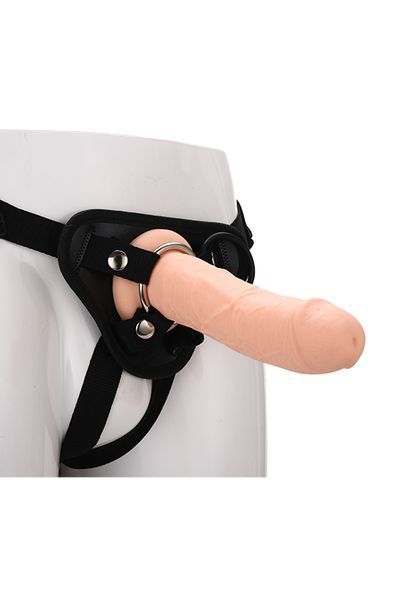 Realistyczny strapon REALSTUFF STRAP ON REAL DILDO
