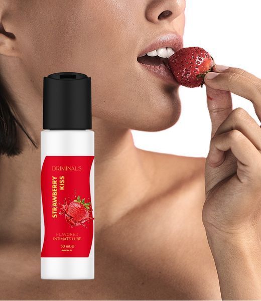 Driminals Kiss Strawberry Edible Lubricant, 30 ml