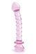 Спиральный фаллоимитатор для точки G из стекла Dream Toys Glaze Glass в форме бутона розы DT22122 фото 3