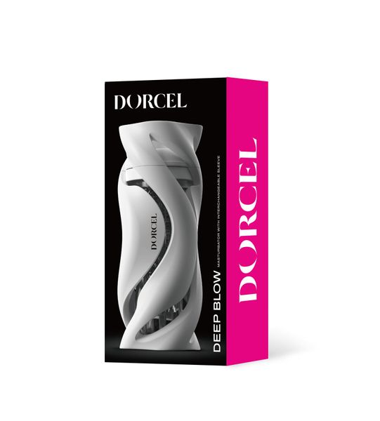 Мастурбатор Dorcel DEEP BLOW WHITE, подвійне використання SO7377 SafeYourLove