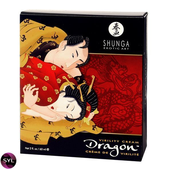 Стимулювальний крем для пар Shunga SHUNGA Dragon Cream (60 мл), ефект тепло-холод та поколювання SO2523 SafeYourLove