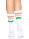 Шкарпетки жіночі в смужку Leg Avenue Pride crew socks Pansexual, 37&ndash;43 SO8585 фото 2 Safeyourlove