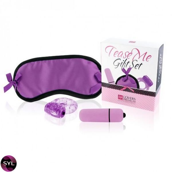 Набор секс игрушек LOVERS PREMIUM Tease Me Gift Set Purple L270899 фото