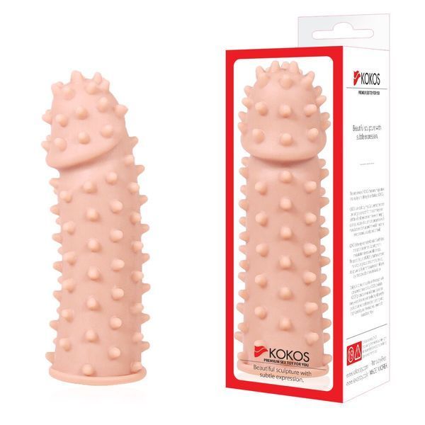 Насадка на член Kokos Extreme Sleeve ES.03, утолщающая, стимулирующий рельеф SO1275 фото
