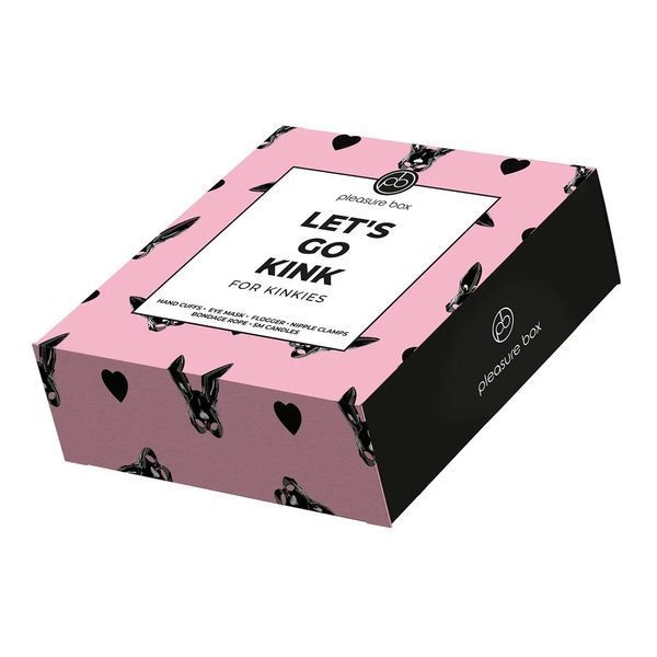 Набір БДСМ Pleasure Box Lets Go Kink наручники, маска, флогер, затискачі, мотузка, свічки, 7 предметів DT22216 SafeYourLove
