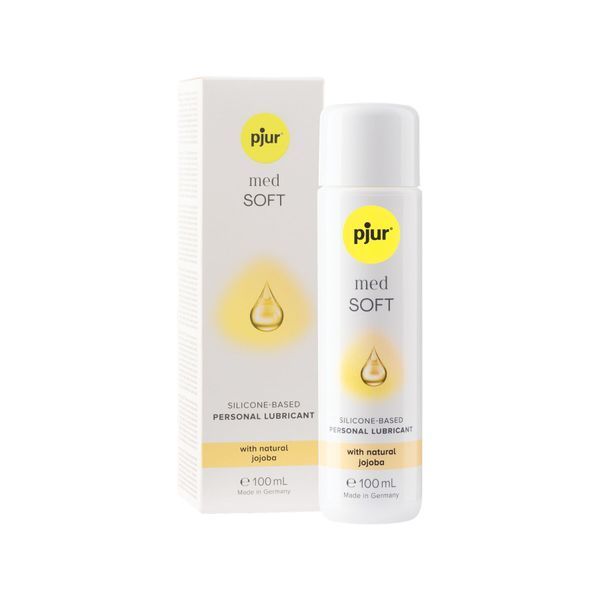 Силіконовий лубрикант pjur MED Soft glide 100 мл з олією жожоба для дуже сухої та чутливої шкіри PJ12630 фото Safeyourlove Силіконовий лубрикант pjur MED Soft glide 100 мл з олією жожоба для дуже сухої та чутливої шкіри PJ12630 SafeYourLove