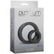 Набір ерекційних кілець Doc Johnson Platinum Premium Silicone — The C-Rings — Charcoal SO4918 фото 2 Safeyourlove