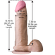 Фалоімітатор Doc Johnson The Realistic Cock 8 inch White - ULTRASKYN, Vack-U-Lock, діаметр 5,1 см SO1551 фото 3 Safeyourlove