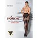 Tights with open access, openwork panties and garters TIOPEN 013 (20/40 den) &mdash; Passion, Black, 1/2