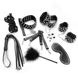 Набір Art of Sex - Spikes BDSM Set Leather, 10 предметів, натуральна шкіра, Чорний SO7140 фото 3 Safeyourlove